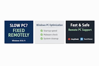 fix your slow windows 10 or 11 PC remotely