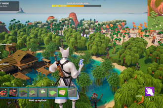 fortnite uefn map, tycoon, box fight, zone wars, 1v1, pvp, red vs blue, hunt map
