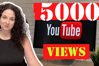gain your 3000 youtube views very high quality
