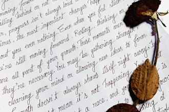 write beautiful handwritten notes and letters in cursive
