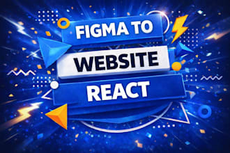 build responsive react frontend from figma, figma to react js website