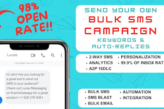 send email campaign sms marketing text message blast sms bulk sms email blast