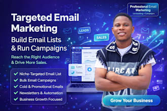 create a targeted email list run email marketing campaign using getresponse
