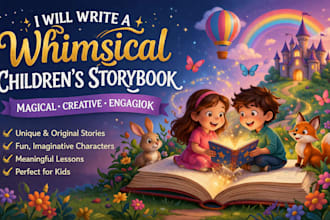 create a captivating children storybook for kid