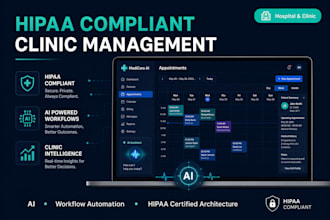 build ai powered hospital clinic management saas app with workflow automation