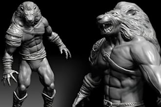 character sculpting for games, 3d character sculpt, collectibles and stl zbrush