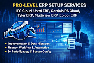 setup ifs cloud unit4 erp certinia ps cloud tyler erp multiview erp epicor erp