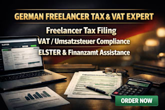 manage your german freelancer tax filing and vat umsatzsteuer via elster