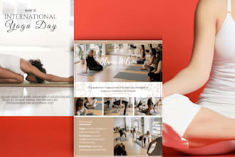 design yoga, fitness, health, event flyer