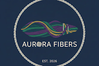design a premium textile brand logo