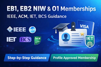 help you get ieee, acm, iet or bcs membership for eb1 eb2 niw o1 visa