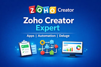 create zoho creator apps, reports, and dashboards