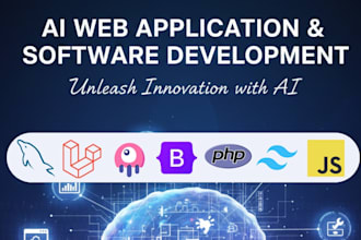 do ai web application, software development, full stack website development