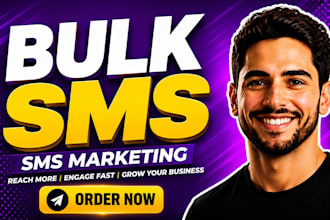 send bulk SMS marketing campaigns, SMS blasts, and text message promotions