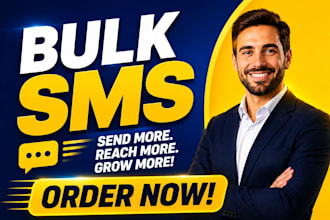 send bulk SMS marketing campaigns, SMS blasts, and text message promotions