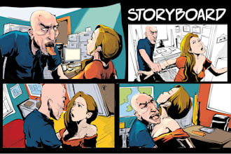 do a profesional storyboard