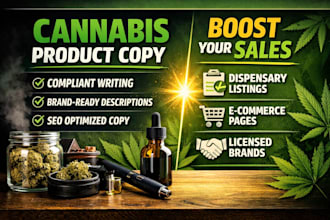 write cannabis sales copy that increases revenue