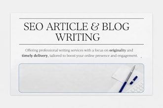 craft authoritative SEO blog posts that drive measurable results