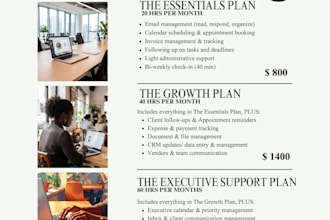 be your administrative virtual assistant