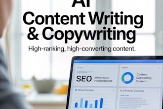 write high converting ai content and copywriting for any business