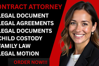 draft legal agreement, document contract, motion, lawsuit, nda