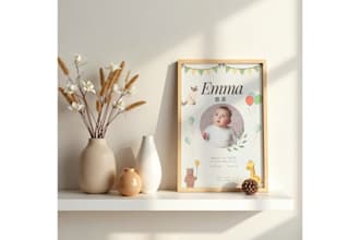 create personalized baby name art with meaningful japanese kanji