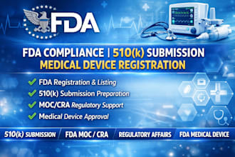 fda registration compliance for medical devices 510k moccra submissions fda reg