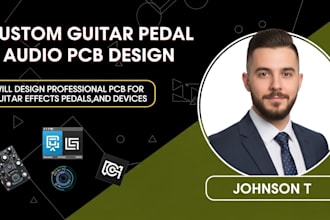 design professional pcb for guitar effects ,pedals and devices