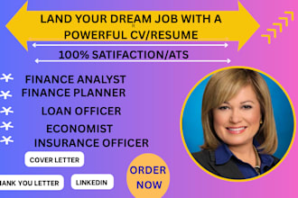 write a finance resume investment banker, accountant financial advisor funds cv