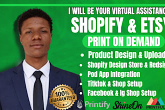 design etsy shopify print on demand ,etsy store shopify store design