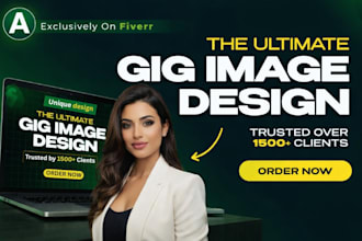 design clickable fiverr gig image and gig cover
