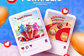 create a curated collection of promotional designs