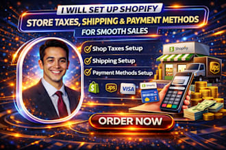 set up shopify store taxes, shipping, and payment methods for smooth sales