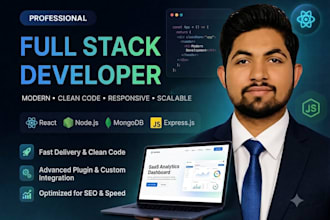 develop custom react node js web app with ai integration