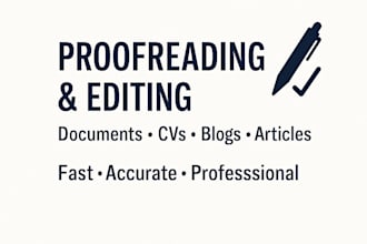 proofread and edit your documents