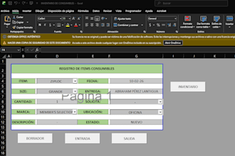 inventories and tracking systems