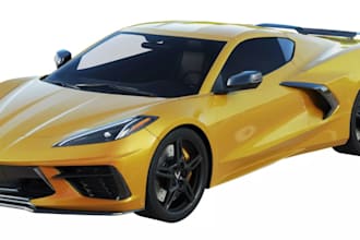 3d realistic car,sport car,gta v,body kits,car wheel,ev,game asset,fivem