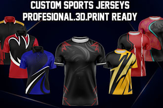 do design professional custom sports jerseys