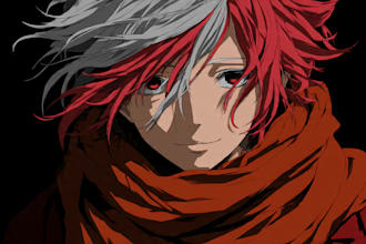 any character in anime style