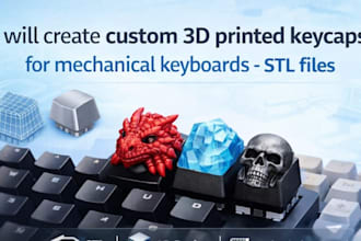 create custom 3d printed keycaps for mechanical keyboards  stl files