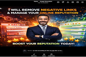 remove negative links and manage your online reputation