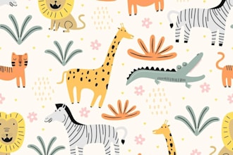 do pattern design using illustrator