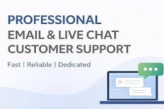 provide professional customer support and live chat