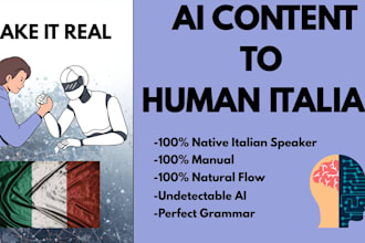 proofread edit and humanize your italian ai content