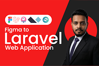 convert figma to laravel livewire application