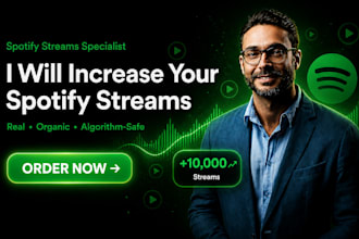 increase your spotify streams organically and fast