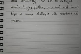 write anything with my beautiful handwriting