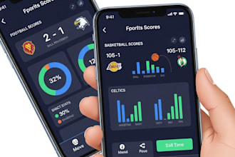 develop a sports stats  live score app inspired by sofascore