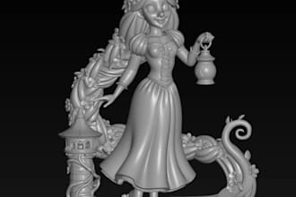 vr 3d chibi sculpt,character anime figures,bjd, resin model,nsfw for 3d printing