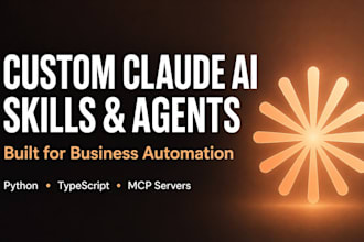 build custom claude code skills and agent sdk for your business